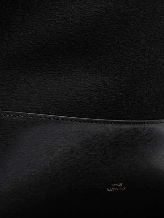 Toteme: Belted doublé wool tote bag - women_3 | Luisa Via Roma