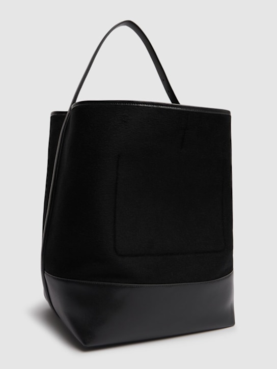 Toteme: Belted doublé wool tote bag - women_4 | Luisa Via Roma