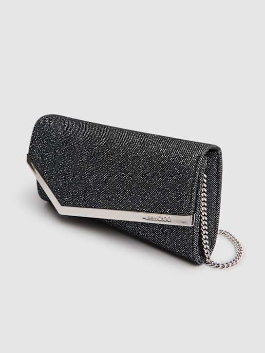 Jimmy Choo: Emmie glittered clutch - Cosmo - women_3 | Luisa Via Roma