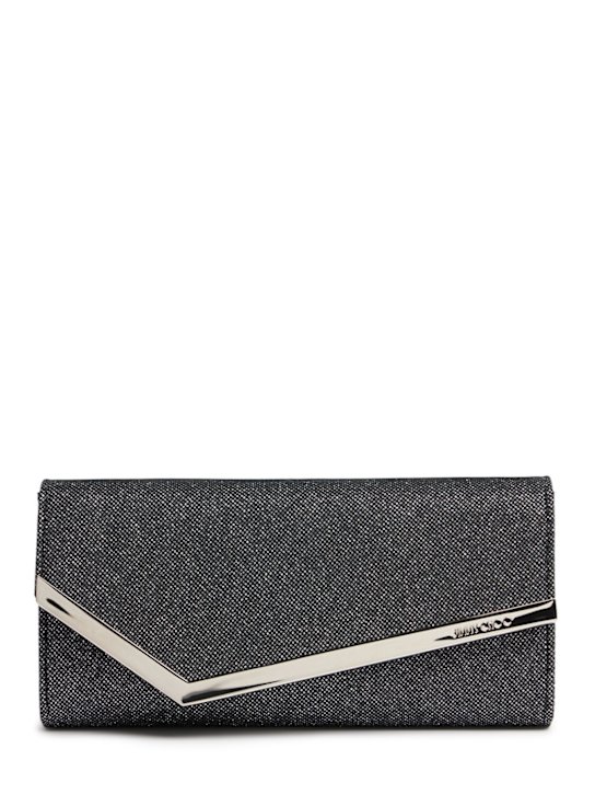 Jimmy Choo: Emmie glittered clutch - Cosmo - women_0 | Luisa Via Roma
