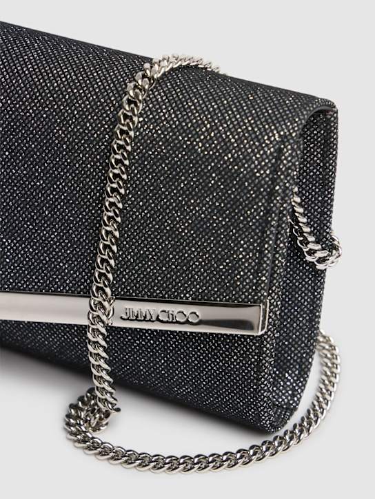 Jimmy Choo: Emmie glittered clutch - Cosmo - women_4 | Luisa Via Roma