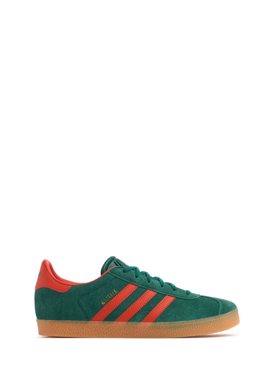 adidas Originals: Gazelle lace-up sneakers - Yeşil - kids-boys_0 | Luisa Via Roma