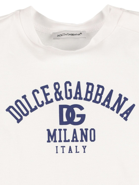 Dolce&Gabbana: Printed cotton jersey t-shirt - kids-boys_1 | Luisa Via Roma