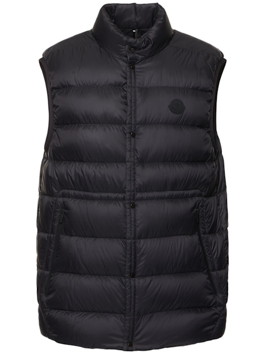 Moncler: Plaret nylon down vest - men_0 | Luisa Via Roma