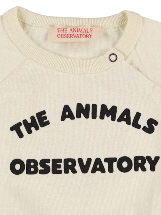 The Animals Observatory: T-shirt e shorts in spugna di cotone - kids-girls_1 | Luisa Via Roma