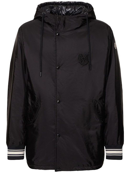 Moncler: Piumino reversibile Vernant in nylon - Nero - men_0 | Luisa Via Roma