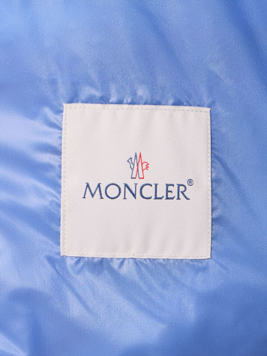 Moncler: Gui packable down vest - Light Blue - men_5 | Luisa Via Roma