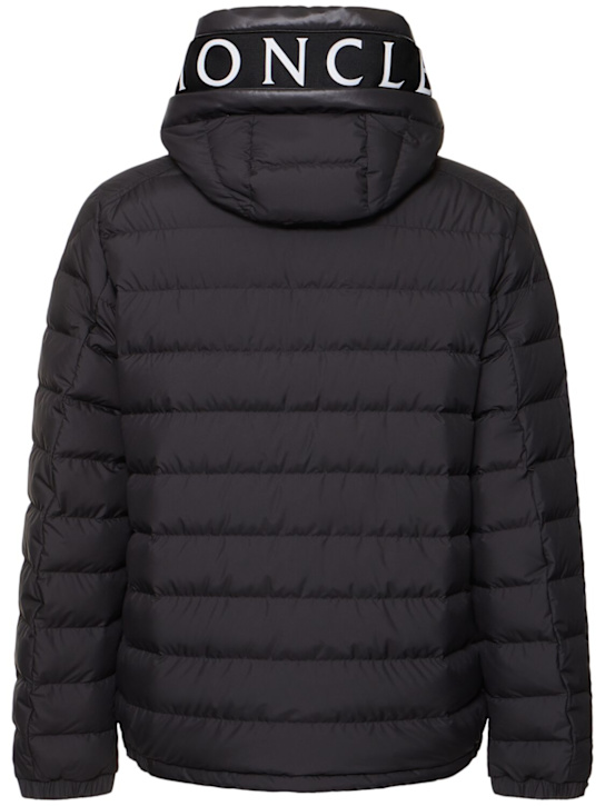 Moncler: Chevrerie tech down jacket - Black - men_4 | Luisa Via Roma