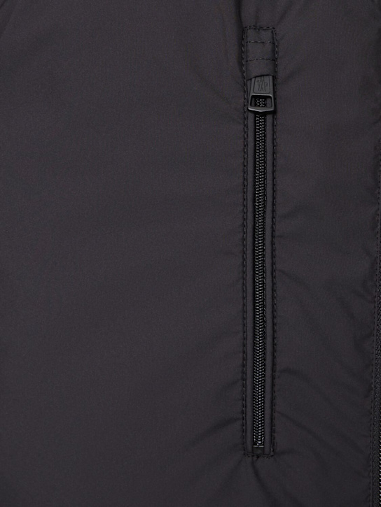 Moncler: Chevrerie tech down jacket - Black - men_5 | Luisa Via Roma