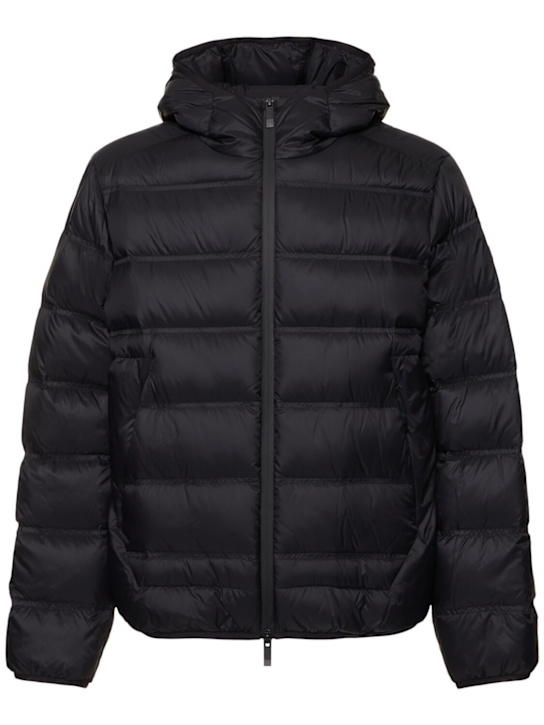 Moncler: Gardy nylon down jacket - Black - men_0 | Luisa Via Roma