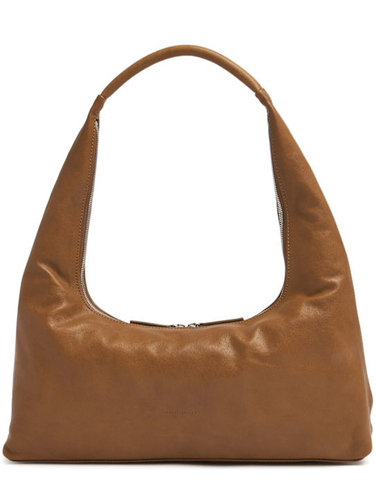 MARGESHERWOOD: Large Hobo washed leather shoulder bag - women_0 | Luisa Via Roma