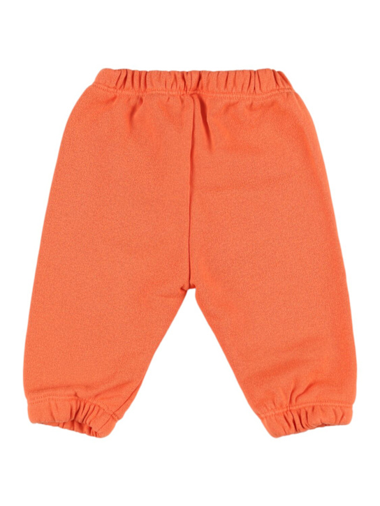The Animals Observatory: Logo cotton sweatpants - Red - kids-boys_2 | Luisa Via Roma