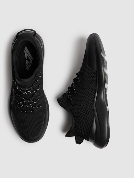 Dsquared2: Icon knitted sneakers - Black - men_4 | Luisa Via Roma