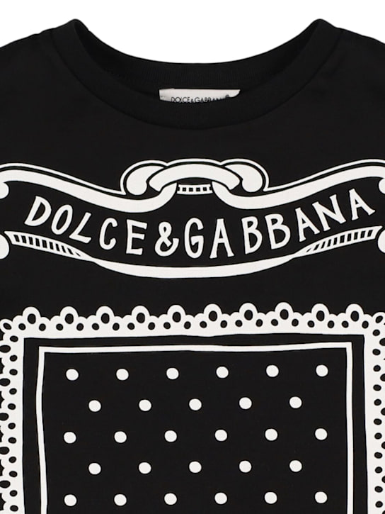 Dolce&Gabbana: コットンジャージーTシャツ - kids-girls_1 | Luisa Via Roma