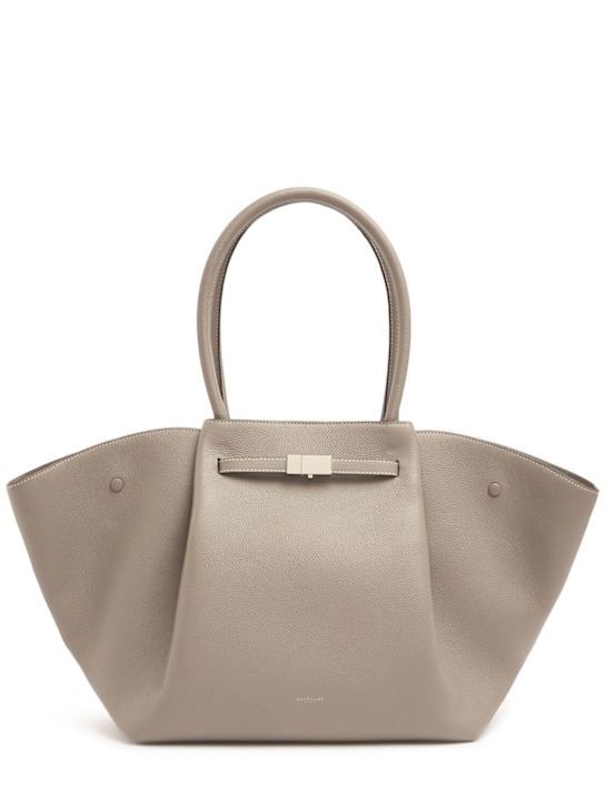 DeMellier: New York grain leather tote bag - women_0 | Luisa Via Roma