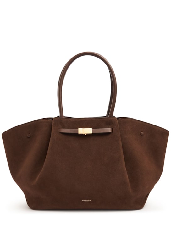DeMellier: The New York suede tote bag - women_0 | Luisa Via Roma