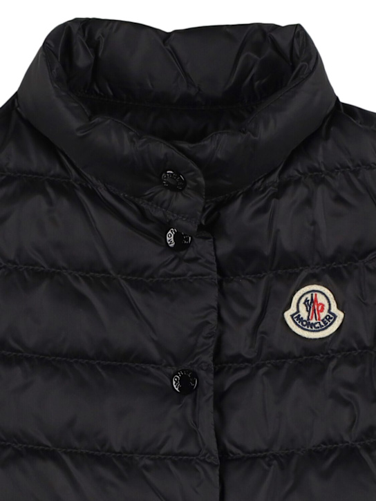 Moncler: Piumino smanicato Liane in nylon - Nero - kids-girls_1 | Luisa Via Roma