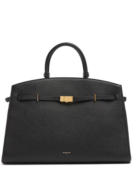DeMellier: The Hudson grain leather bag - women_0 | Luisa Via Roma