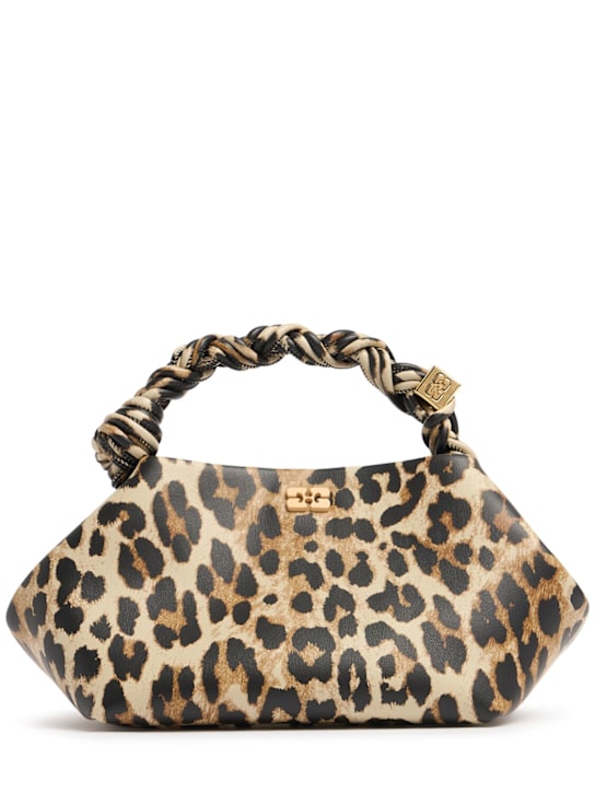GANNI: Small Bou printed top handle bag - women_0 | Luisa Via Roma