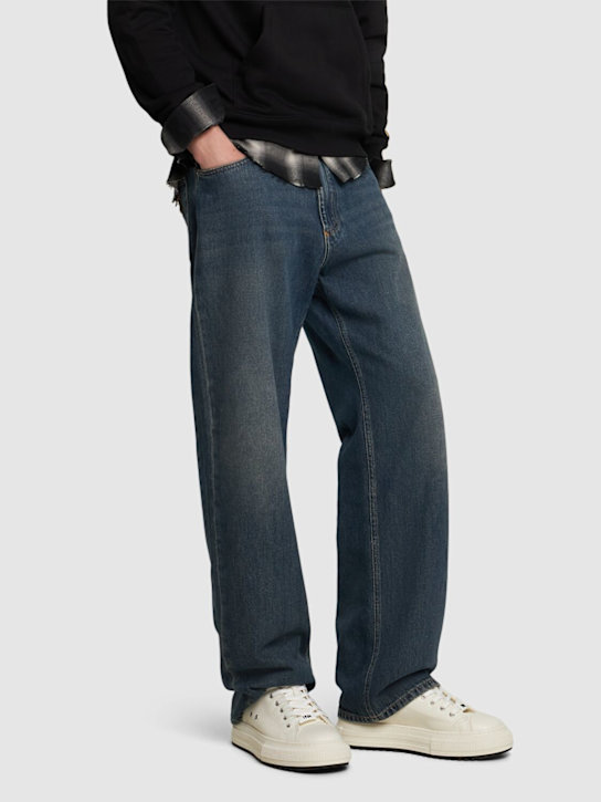 Dsquared2: Cotton canvas low sneakers - men_1 | Luisa Via Roma