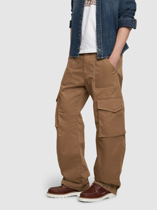 Dsquared2: Leather boat shoes - men_1 | Luisa Via Roma