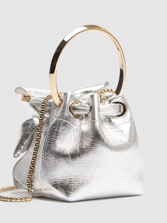 Jimmy Choo: Bon Bon超迷你手提包 - 银色 - women_5 | Luisa Via Roma