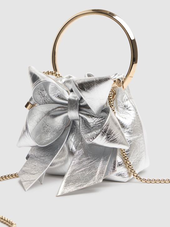 Jimmy Choo: Bon Bon超迷你手提包 - 银色 - women_3 | Luisa Via Roma