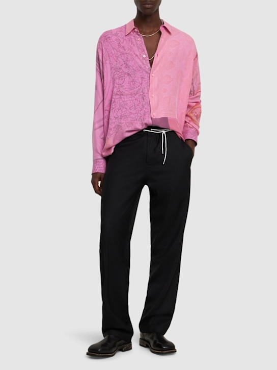 Magliano: Pink surplus silk shirt - Surplas Pink - men_1 | Luisa Via Roma