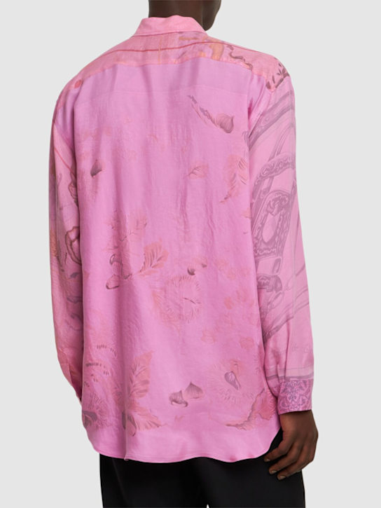 Magliano: Pink surplus silk shirt - Surplas Pink - men_2 | Luisa Via Roma