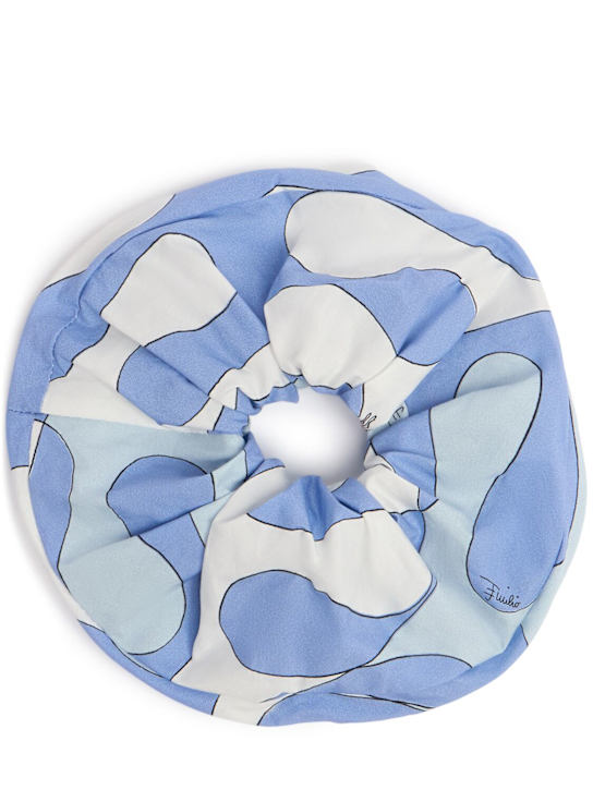 Pucci: Scrunchie in jersey di viscosa stampato - kids-girls_0 | Luisa Via Roma