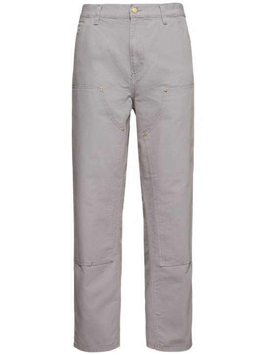 Carhartt WIP: L32 Double-knee canvas pants - men_0 | Luisa Via Roma