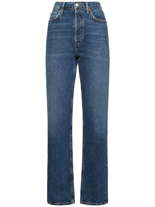 Agolde: 90's pinch waist denim straight jeans - women_0 | Luisa Via Roma
