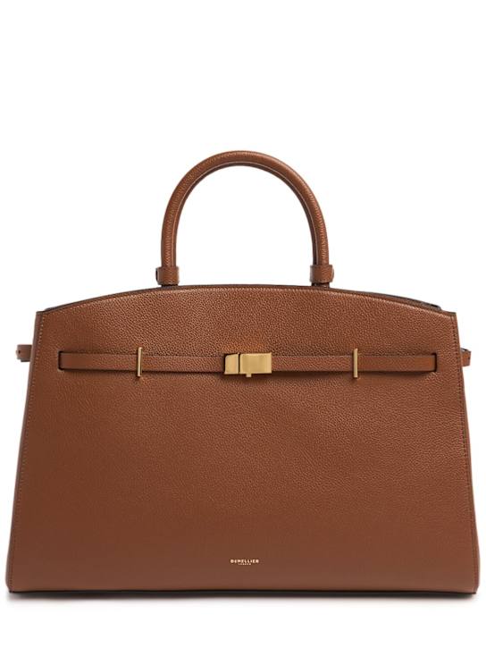 DeMellier: The Hudson grain leather bag - women_0 | Luisa Via Roma