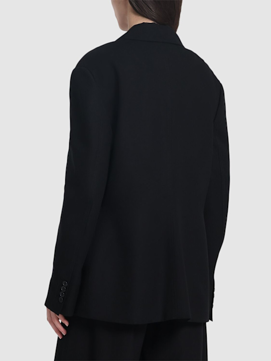 JW Anderson: Tailored wrap jacket - Black - women_2 | Luisa Via Roma