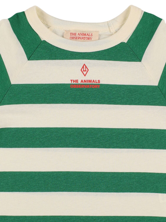 The Animals Observatory: T-shirt in jersey di cotone - kids-girls_1 | Luisa Via Roma