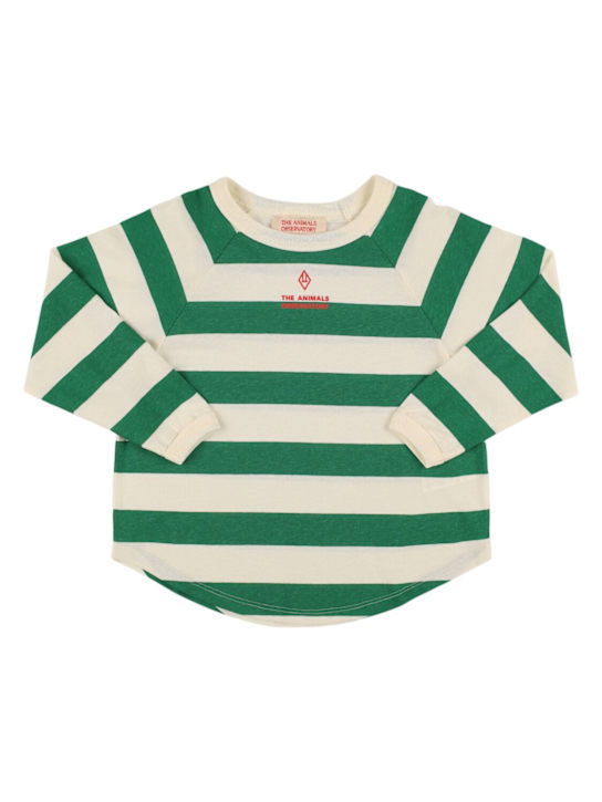 The Animals Observatory: T-shirt in jersey di cotone - kids-girls_0 | Luisa Via Roma