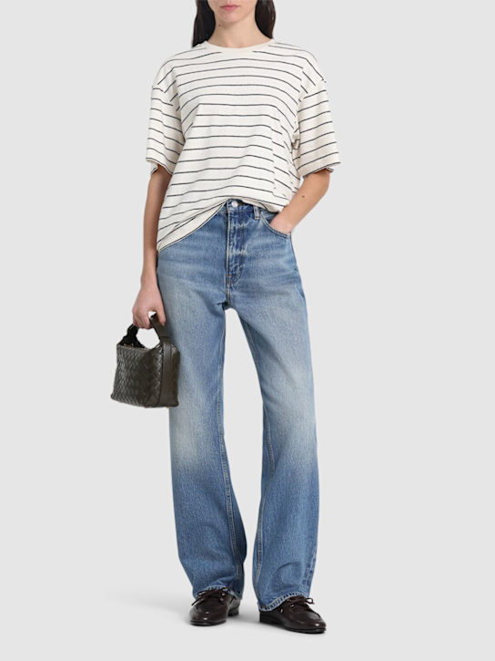 Frame: Relaxed stripe t-shirt - women_1 | Luisa Via Roma