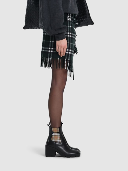 Burberry: Stivaletti Chelsea Lf Stride in pelle 85mm - women_1 | Luisa Via Roma