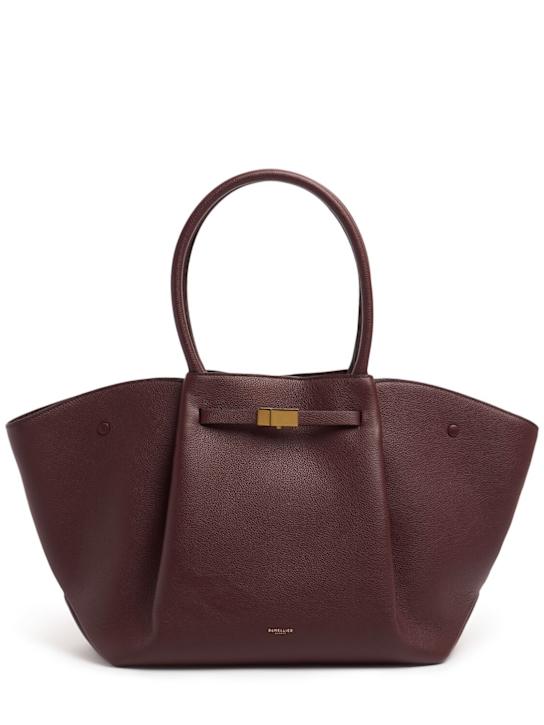 DeMellier: New York grain leather tote bag - women_0 | Luisa Via Roma
