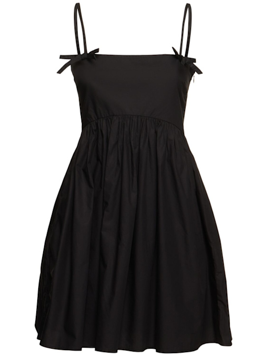 Cotton poplin mini dress - Thumbnail 1