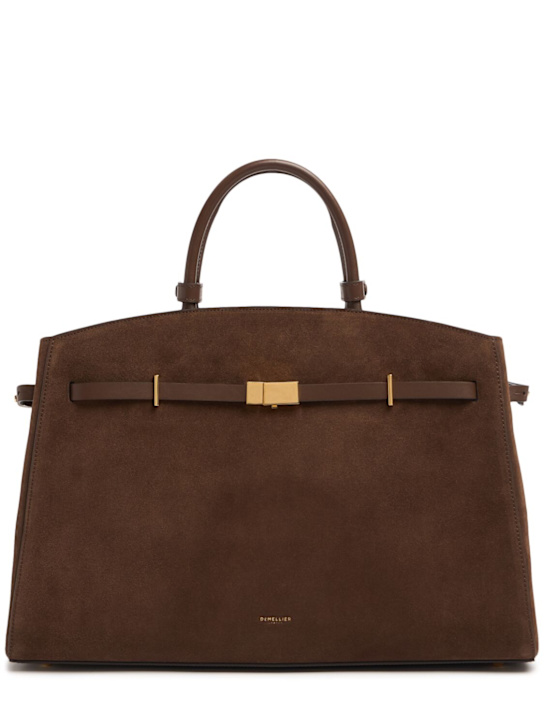 DeMellier: The  Hudson suede top handle bag - women_0 | Luisa Via Roma