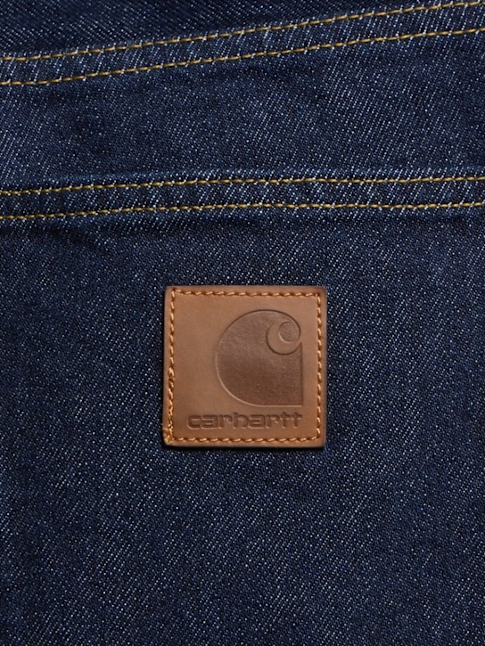Carhartt WIP: Landon blue rinsed wash jeans - Rinsed Blue - men_4 | Luisa Via Roma