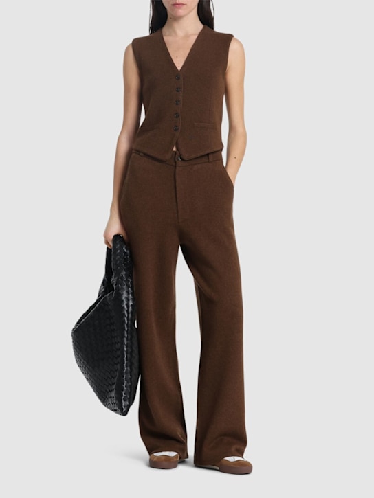 Guest In Residence: Tailored cashmere knit vest - women_1 | Luisa Via Roma