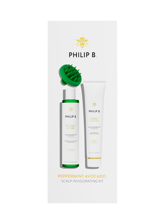 Philip B: Peppermint avocado scalp kit - beauty-women_0 | Luisa Via Roma