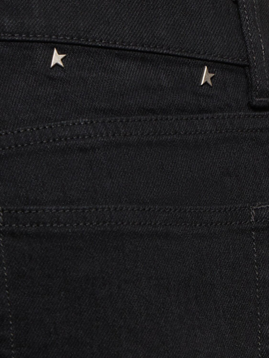 Golden Goose: Slim denim jeans - Black - men_4 | Luisa Via Roma
