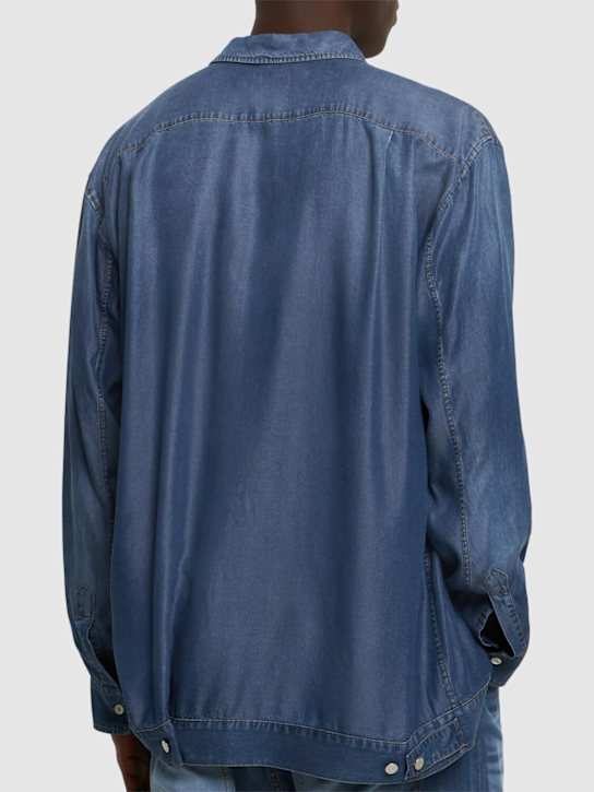 Magliano: Officina pajama shirt - Indigo - men_2 | Luisa Via Roma