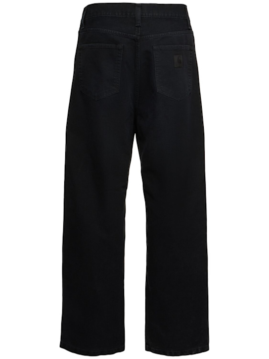 Carhartt WIP: Landon pants w/ vintage label - Black Stone Can - men_3 | Luisa Via Roma