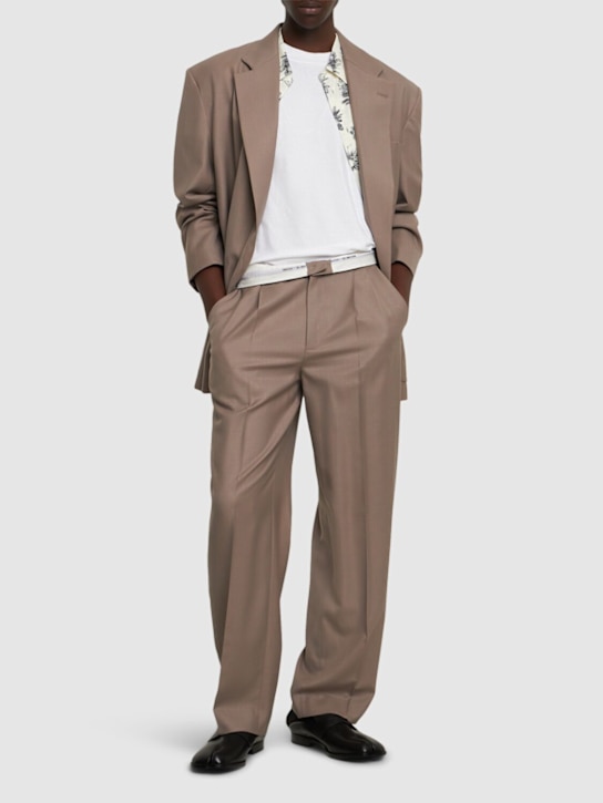 Magliano: Signature Magliano pleated wool pants - men_1 | Luisa Via Roma