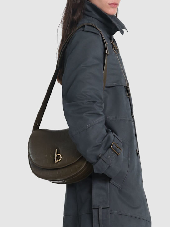 Burberry: Borsa a spalla media Rocking Horse goffrata - women_1 | Luisa Via Roma