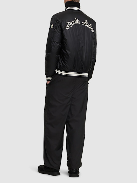 Moncler: Bouchet nylon down jacket - men_1 | Luisa Via Roma